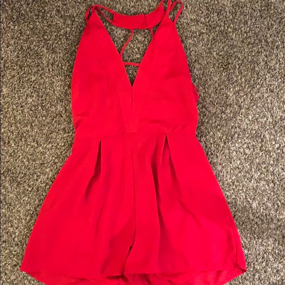 Red romper